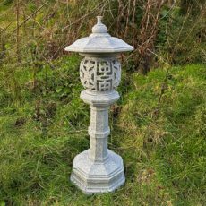 5060235333897 1 Enigma Marble Resin Lantern Granite Garden Statue.jpg